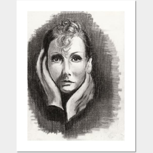 Greta Garbo Wall Art by Svetlana Pelin